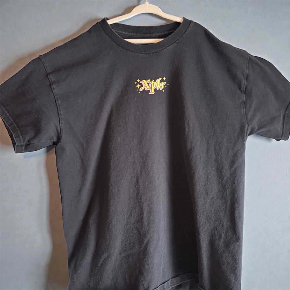 XPLR Black Men's T-Shirt